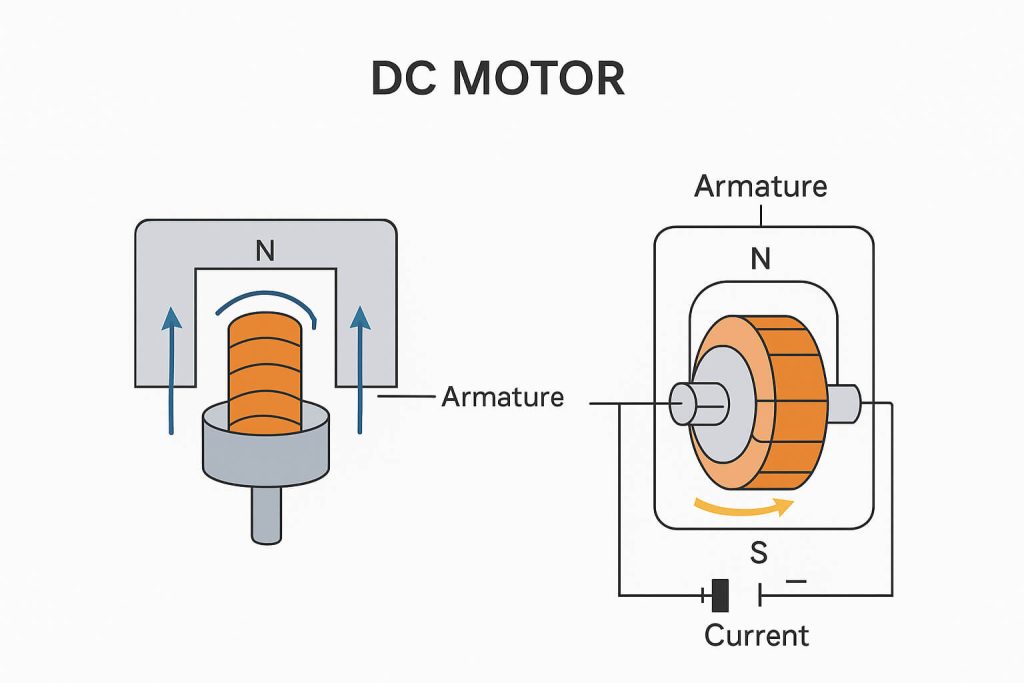 Types of DC Motors, Their Working Principle and Applications